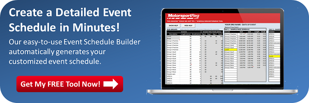 Excel Event Schedule