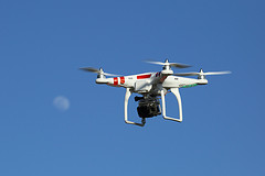 drone at track