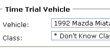 Triangle Z Club Time Trial Vehicle Profile Event