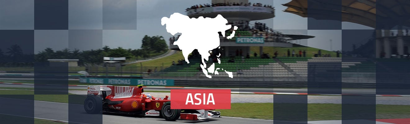 Asia Race Tracks