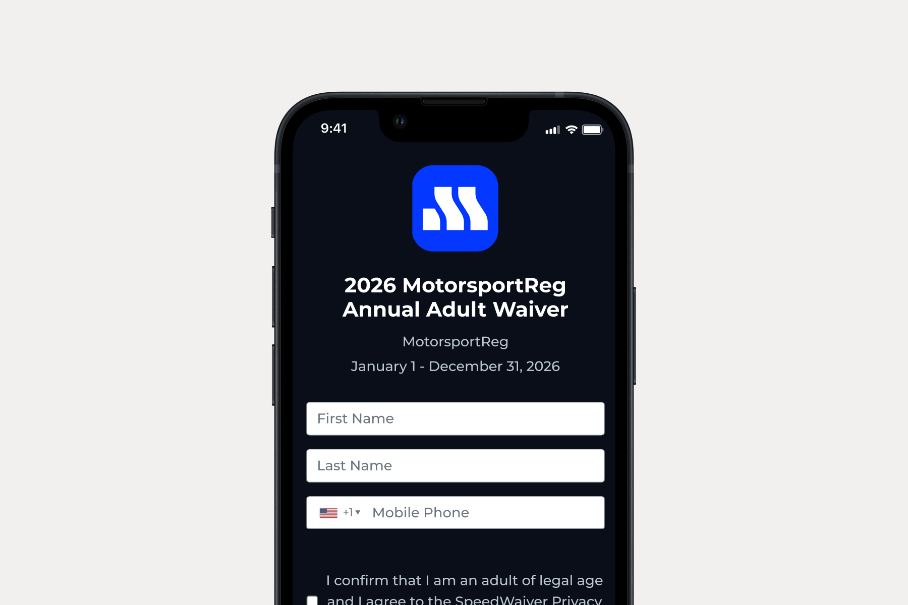 Screenshot of Speedwaiver